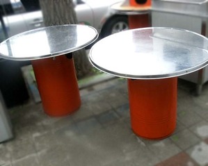 드럼통 테이블(4개)